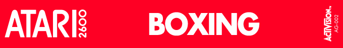 Boxing [Blue Label] logo for Atari 2600